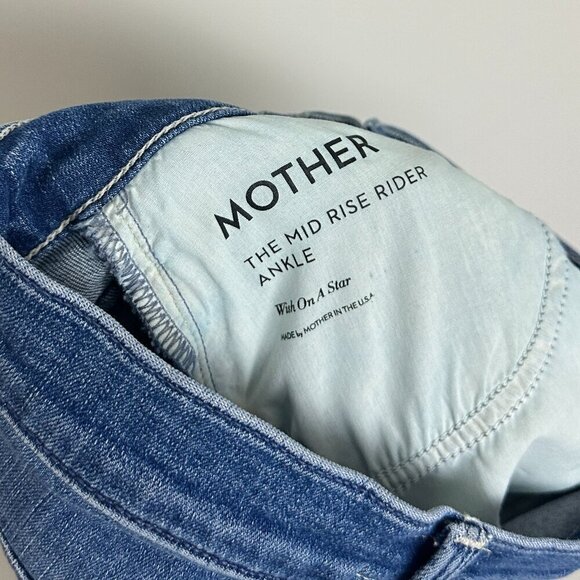 MOTHER The Mid Rise Dazzler Ankle in Wash Wish On A Star Size US 26 - Picture 13 of 16